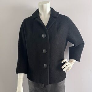 1950’s Black Vintage Jacket size Medium  